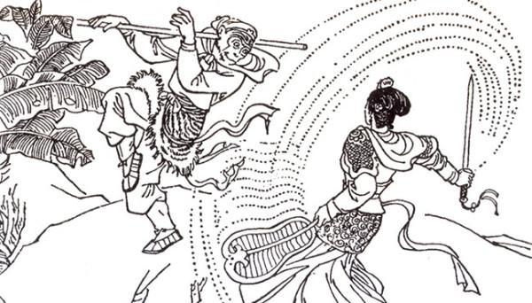L’un des épisodes les plus appréciés tiré du roman classique chinois ‘Pérégrination vers l’ouest’ est celui de l’histoire du Roi des Singes et de la Princesse à l’éventail de fer. (Image : Shen Yun Performing Arts)