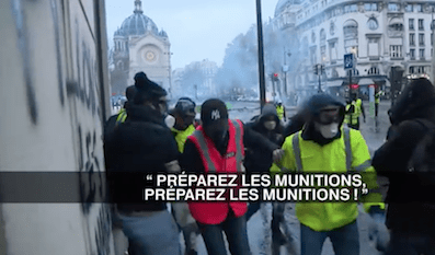 Selon le syndicat de police France Police - policiers en colère, 80% des casseurs présents dans les manifestations des Gilets jaunes sont d'extrême gauche.