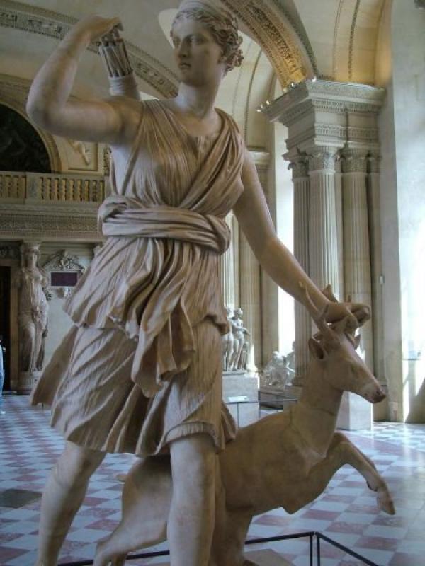 La statue grecque d'Artémis au Musée du Louvre, Paris, France. (Image : NEN / CC0 1.0)