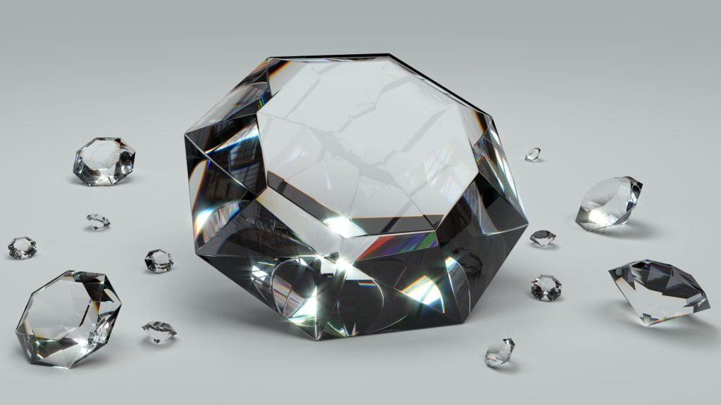 Un diamant à votre doigt est probablement constitué de minéraux recyclés, provenant des fonds marins, cuits dans les profondeurs de la Terre. (Image: ColiN00B / Pixabay)