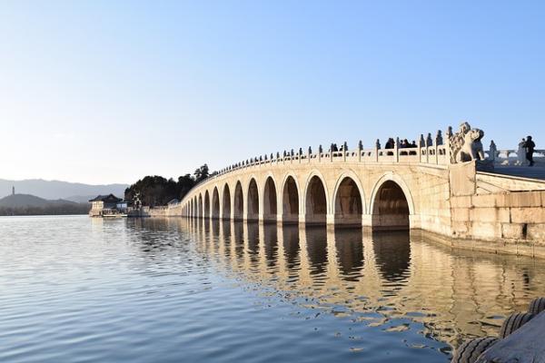 Pont des 17 arches dans le Lac de Kunming au Palais d’été de Pékin. (Image : 该图片由 /user1494730086 / 在 / Pixabay /上发布)