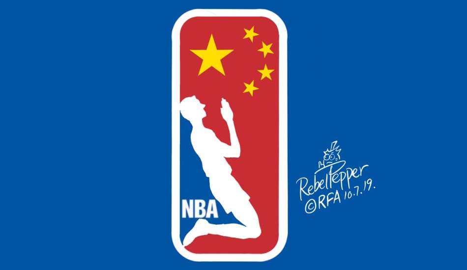 À la suite de la décision de la NBA de faire abstraction de toute mention concernant les manifestations à Hong-Kong, qui pourrait provoquer la colère du gouvernement chinois, les fans semblent avoir décidé de prendre les choses en main. (Photo: Twitter)