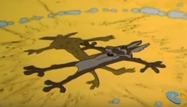 Le Road Runner de Loony Tune et les dessins animés de Wile E Coyote sont réputés pour leur contenu violent. (Image: YouTube/Screenshot)