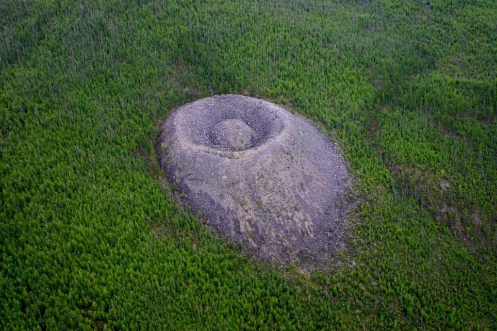 Le cratère Patomsky est situé en Sibérie. (Image: wikimedia / CC BY 4.0)