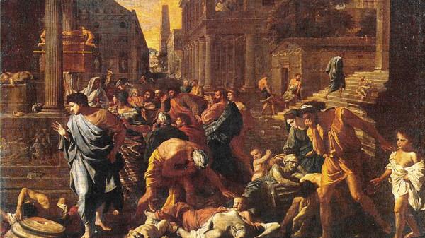 Artiste français Nicolas Poussin (1594 ~ 1665), 1630 peinture à l’huile intitulée «La peste d’Asdod». (Image : Wikipédia / CC0 1.0)