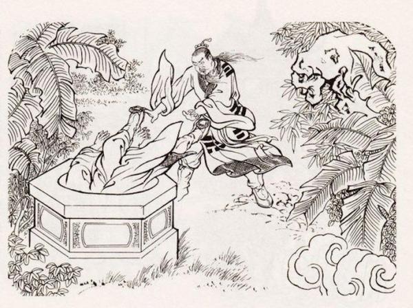 Un sorcier taoïste invoquant la pluie arrive dans le royaume, mais sa véritable intention est de se débarrasser du roi et d’usurper le trône. (Image : Shenyunperformingarts.org)