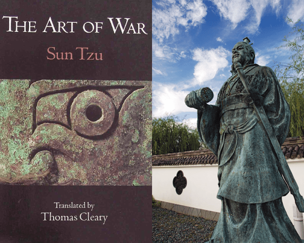 «L’art de la guerre» du général chinois Sun Tzu semble faire référence aux principes de la guerre hybride, il y a déjà plus de 2000 ans. (Image : Composite of Flickr / 663highland / CC BY-SA)