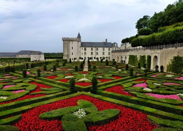 Les Jardins à la Française se sont beaucoup inspirés des Jardins Italiens. Ils ont, ainsi, perfectionné l’art de la taille du buis jusqu’à créer une fine dentelle vue des fenêtres du château. (Image : RENE RAUSCHENBERGER / Pixabay)