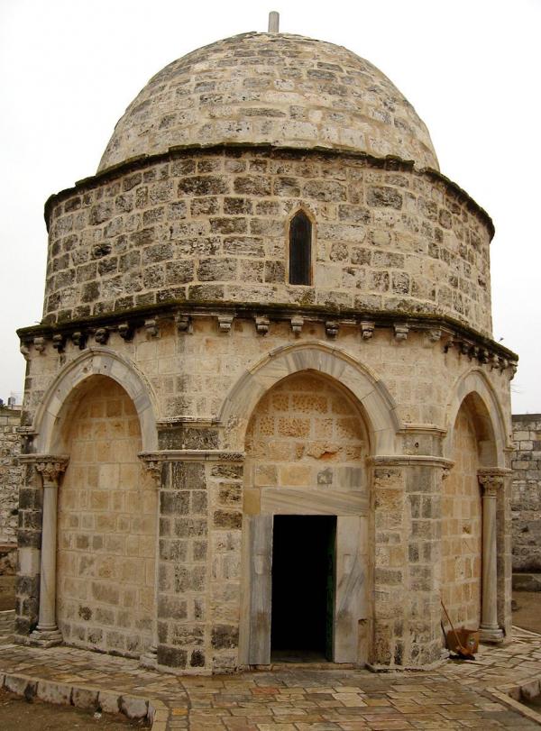 À Jérusalem au Mont des Oliviers, une petite construction est dédiée à  l’Ascension. (Image : Wikimedia / adriatikus / CC BY-SA)