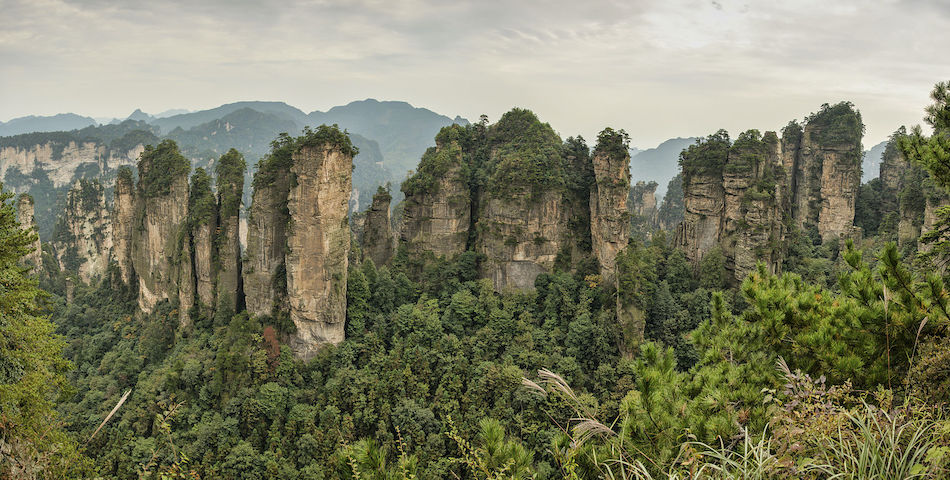 Dans la province du Hunan, située au Sud-Est de la Chine, se trouve un endroit spécial. Il s’agit du parc forestier national de Zhangjiajie, un site inscrit au patrimoine de l’UNESCO. (Image : Wikimedia / chensiyuan / CC BY-SA)