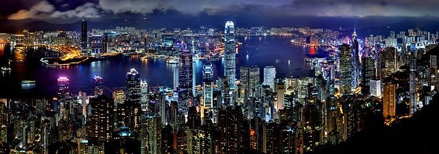 Hong Kong : Hong Kong est à la date de ce jour, la 10ème puissance commerciale au monde et le 3ème centre financier de la planète. (Image : Gerd Altmann / Pixabay)