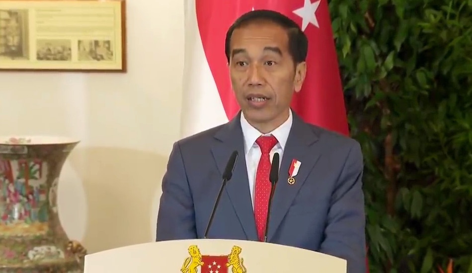 Le président indonésien Joko ’Jokowi’ Widodo a rejeté un appel chinois à la négociation concernant la mer de Chine méridionale. (Image : Capture d’écran / YouTube)