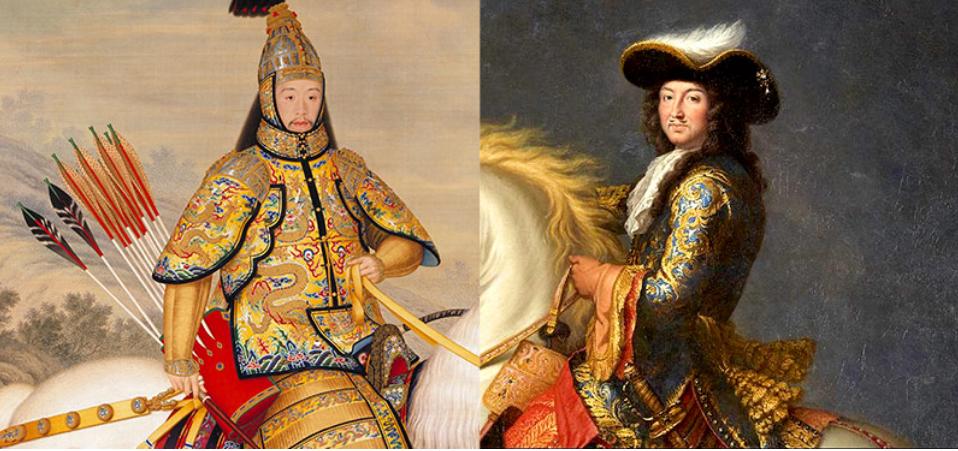 L'Empereur Kangxi et le Roi Louis XIV. (Photo : Shenyunperformingarts.org)