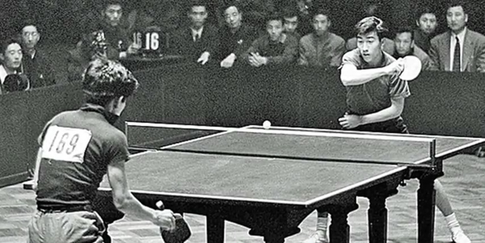 Au début des années 1970, les États-Unis et la Chine se sont livrés à une série de matchs de ping-pong qui ont eu pour résultat d'inciter les deux nations à s'entendre à l'amiable. (Image : Capture d'écran / YouTube)
