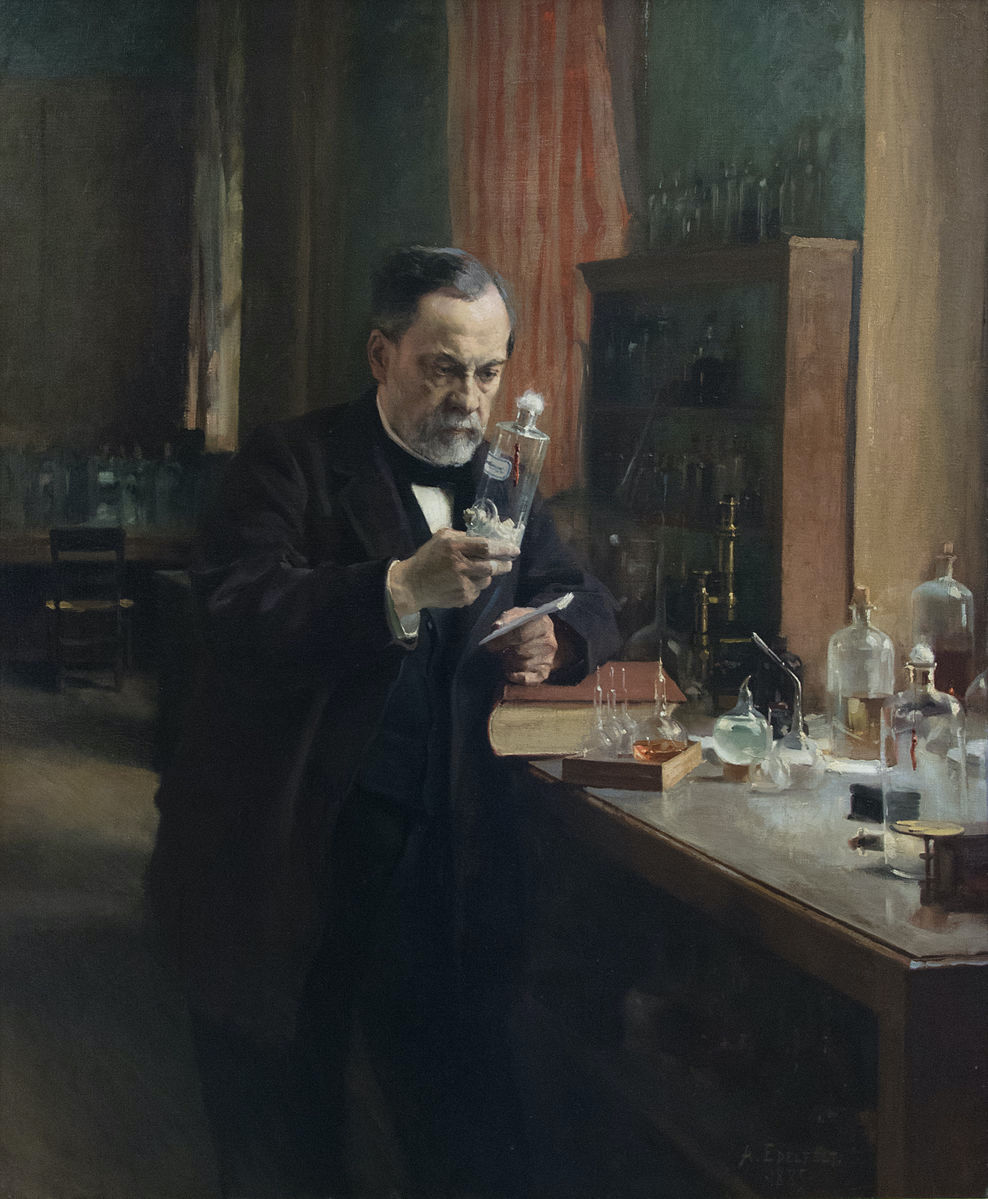Portrait de Louis Pasteur par Albert Edelfet, 1885. (Image : Wikimedia / Domaine public)