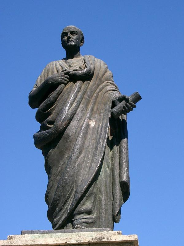 Une statue de Sénèque à Cordoue, en Espagne. (Image : PRA / Wikimedia / CC BY-SA 3.0)