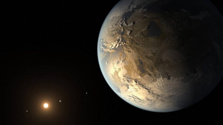 Cette illustration représente Kepler-186f, la première planète de la taille de la Terre validée à orbiter autour d’une étoile éloignée, dans la zone habitable. (Image : NASA Ames / JPL-Caltech / T. Pyle)
