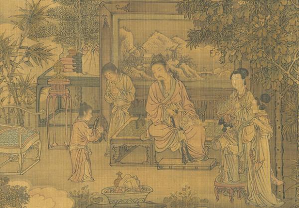 Un tableau illustrant quatre histoires de piété filiale de la dynastie des Yuan. (Image : Musée Nationale du Palais de Taiwan / @CC BY 4.0)