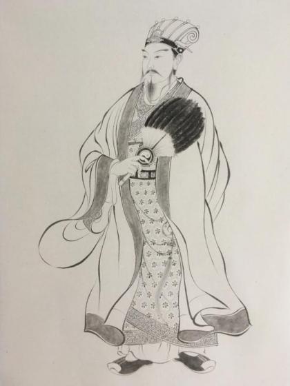 Portrait de Zhuge Liang. (Image : Peint par Tian Wai Ke / Zhengjian)
