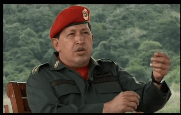 Le défunt dictateur vénézuélien, Hugo Chavez, photographié dans un documentaire de 2010. (Image : Capture d’écran / YouTube)