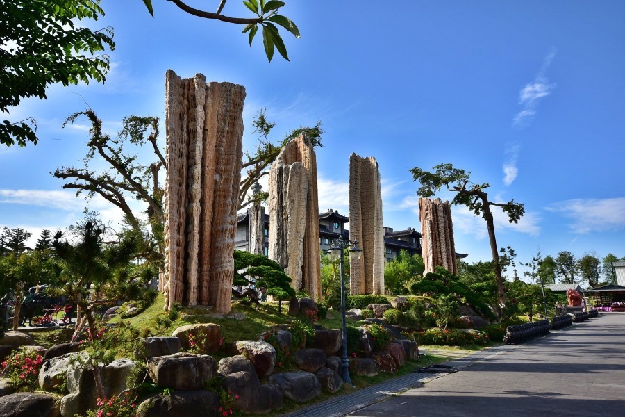 La forêt de stalactites du temple Dazhishan Xuankong, dans la ville de Tainan à Taiwan. (Image : avec l’aimable autorisation du temple Dazhishan Xuankong)