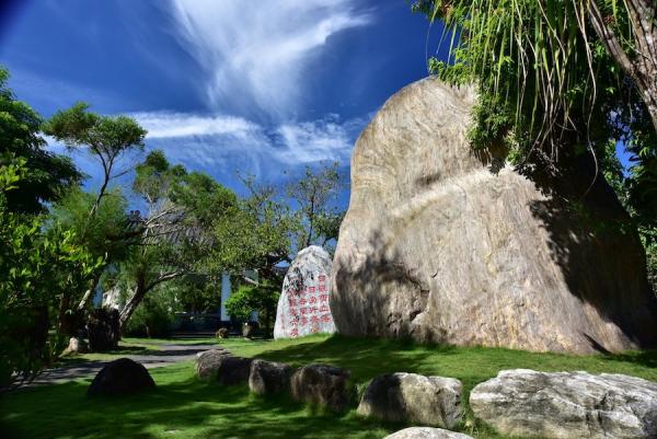 Il y a de nombreuses pierres étonnantes dans le jardin du temple Dazhishan Xuankong. (Image: avec l’aimable autorisation du temple Dazhishan Xuankong)