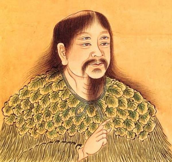 Cang Jie, l’historien officiel de l’Empereur jaune, est né avec quatre yeux et c’est lui qui a créé l’écriture chinoise. (Image : wikimedia / Domaine public)